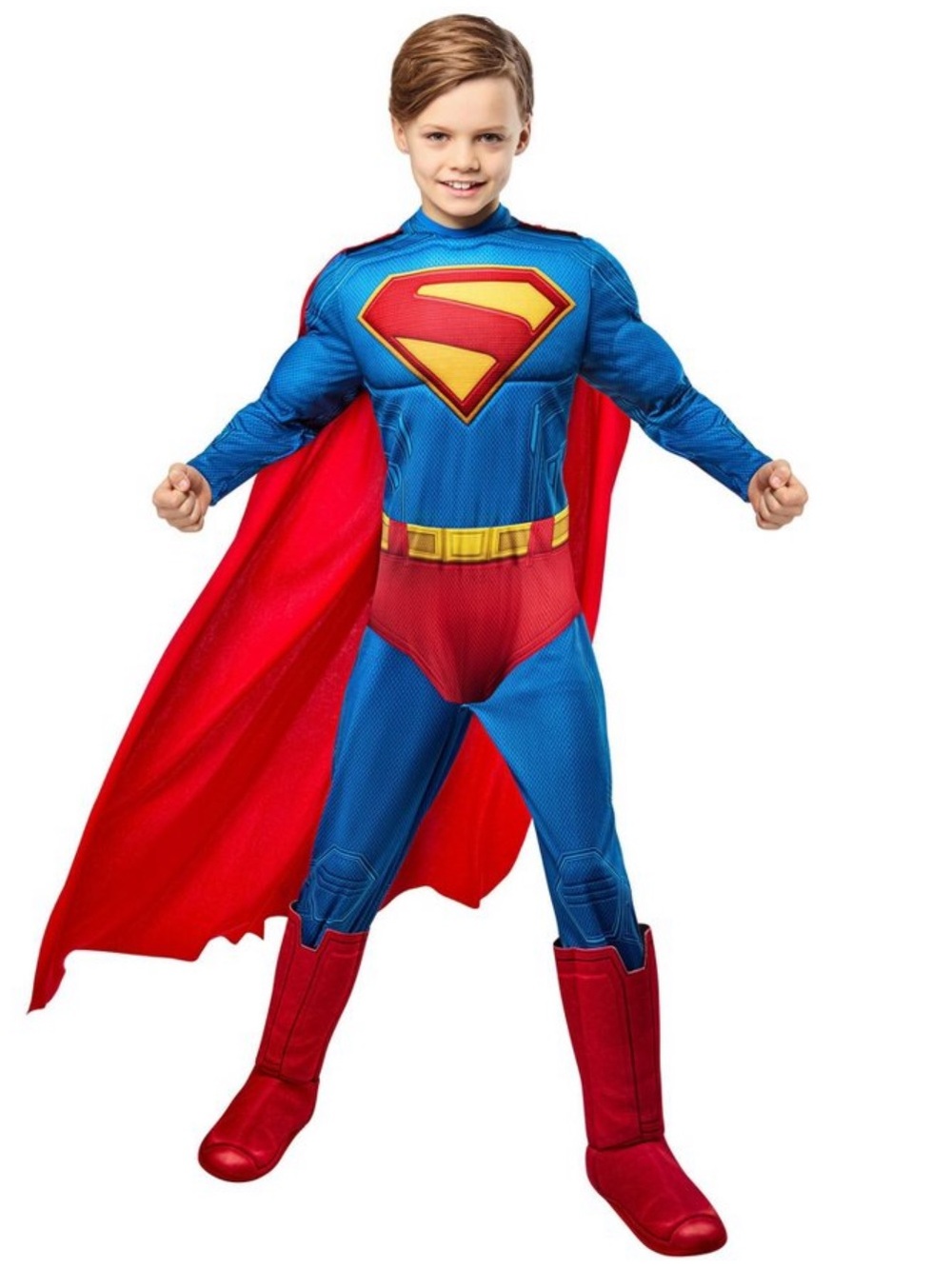 Rubies Halloween Superman Child Costume Small Size 6 Jumpsuit and Cape New